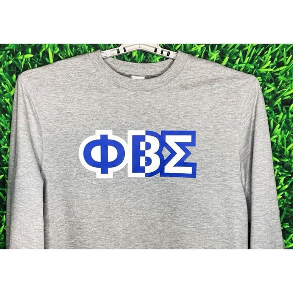 Phi Beta Sigma Fraternity 1914 Greek Gray Sweatshirt Men's Large HBCU - Picture 2 of 4